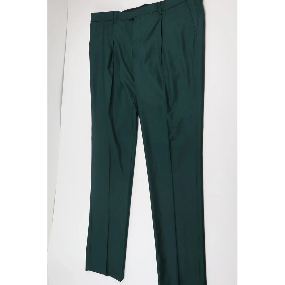 Green Rhinestone Embellished Ferrucci Suit Set ST-30 Hunter  50/44 NWT